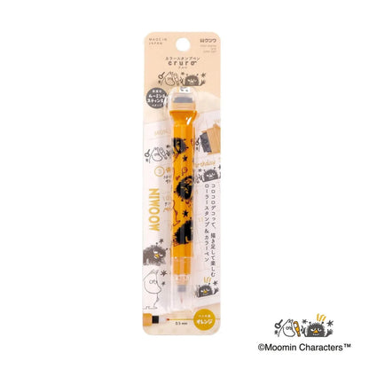 Kutsuwa × Moomin Cruro Color Stamp Pen - Orange - Roller Stamp Pens