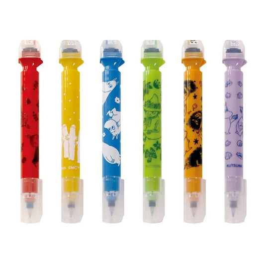 Kutsuwa × Moomin Cruro Color Stamp Pen - Red - Roller Stamp Pens