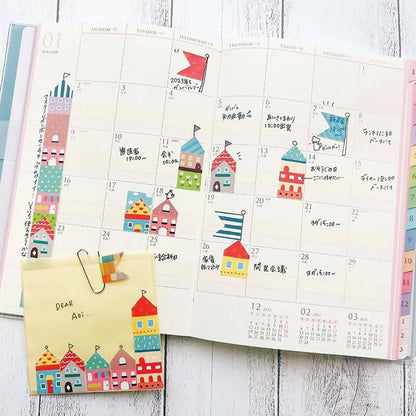 Kutsuwa Ribon Bon Washi Tape Cutter 3-pc Set Vol. 2 - Washi Tape Cutters