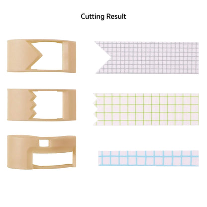 Kutsuwa Ribon Bon Washi Tape Cutter 3-pc Set - Washi Tape Cutters