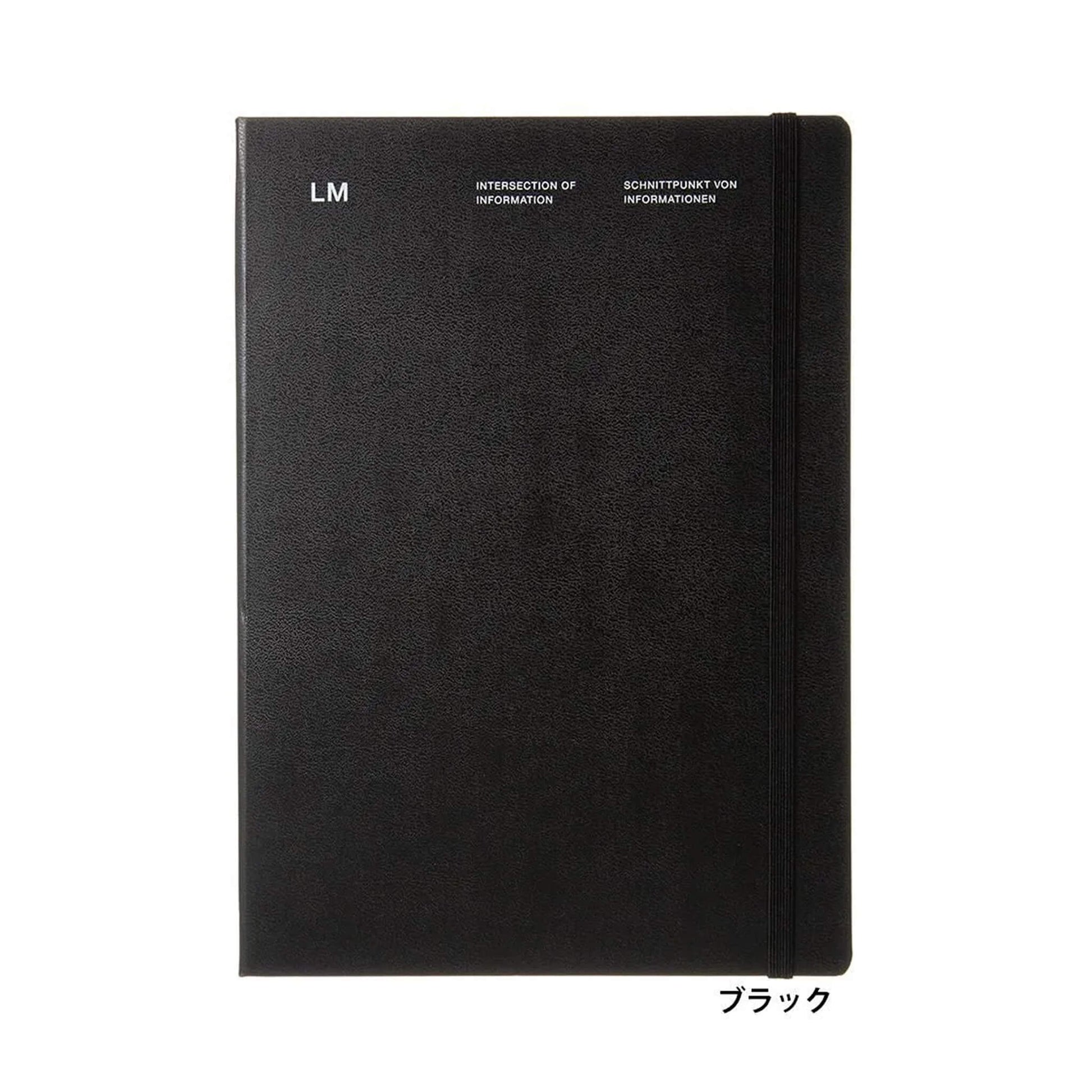 LACONIC Diary 2027 - A5 Left-Monthly [Sep 2026 Start] - Black - 2027 Dairies & Planners