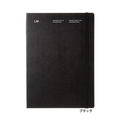 LACONIC Diary 2027 - A5 Left-Monthly [Sep 2026 Start] - Black - 2027 Dairies & Planners