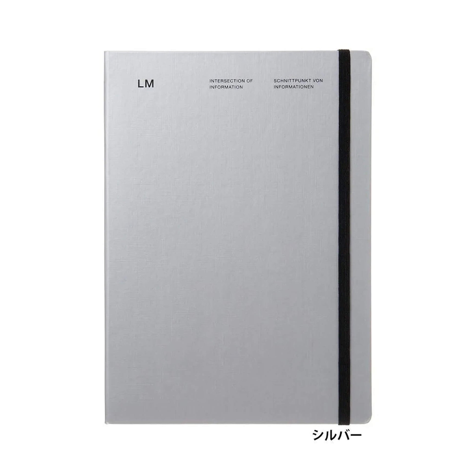 LACONIC Diary 2027 - A5 Left-Monthly [Sep 2026 Start] - Silver - 2027 Dairies & Planners