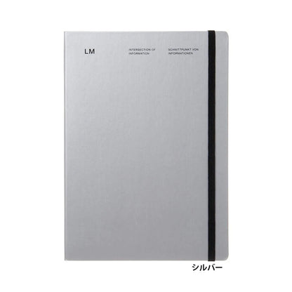LACONIC Diary 2027 - A5 Left-Monthly [Sep 2026 Start] - Silver - 2027 Dairies & Planners