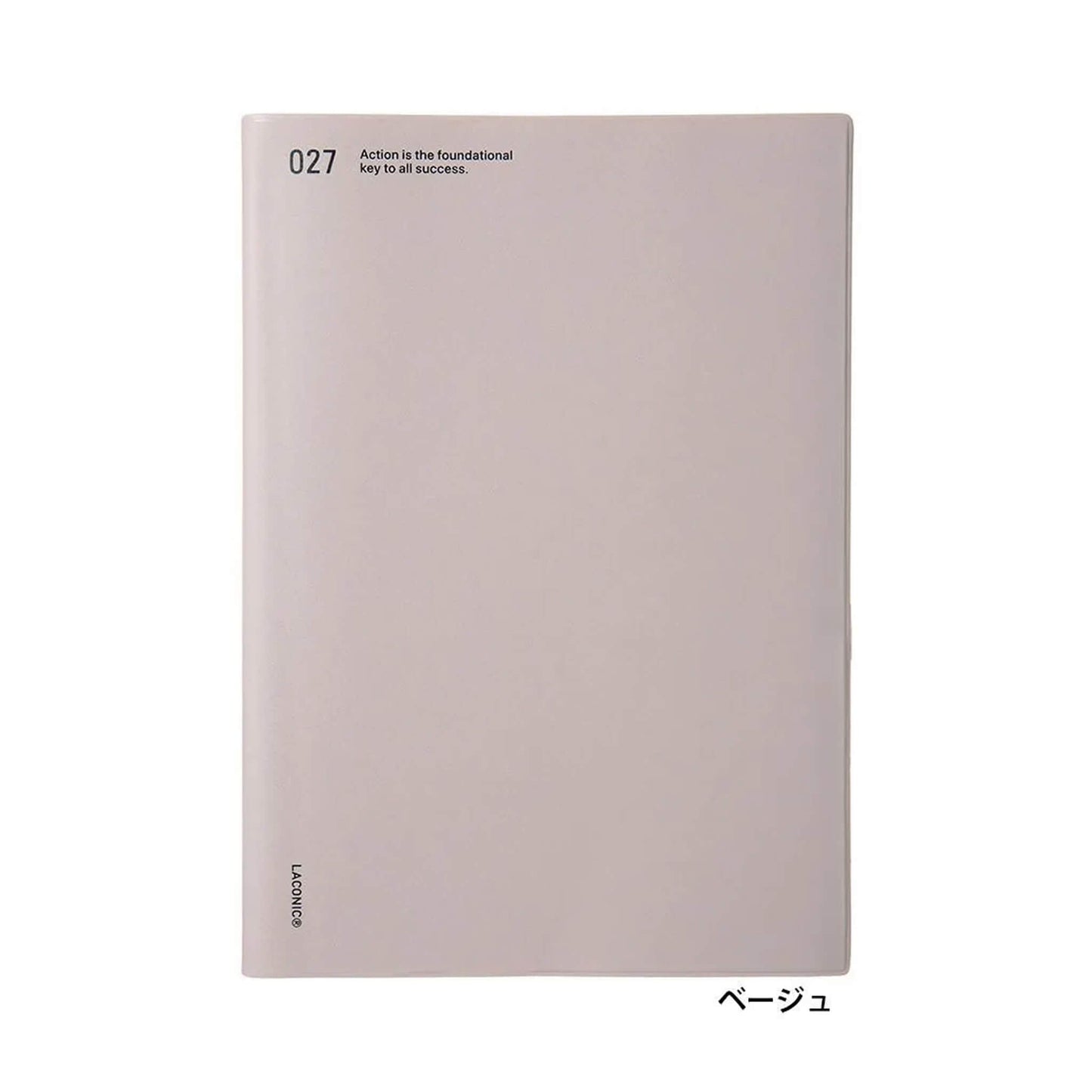 LACONIC Diary 2027 - A5 Vertical Weekly & Memo [Sep 2026 Start] - Beige - 2027 Dairies & Planners