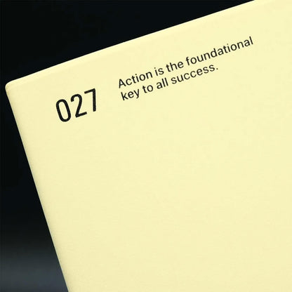 LACONIC Diary 2027 - A5 Vertical Weekly & Memo [Sep 2026 Start] - Beige - 2027 Dairies & Planners