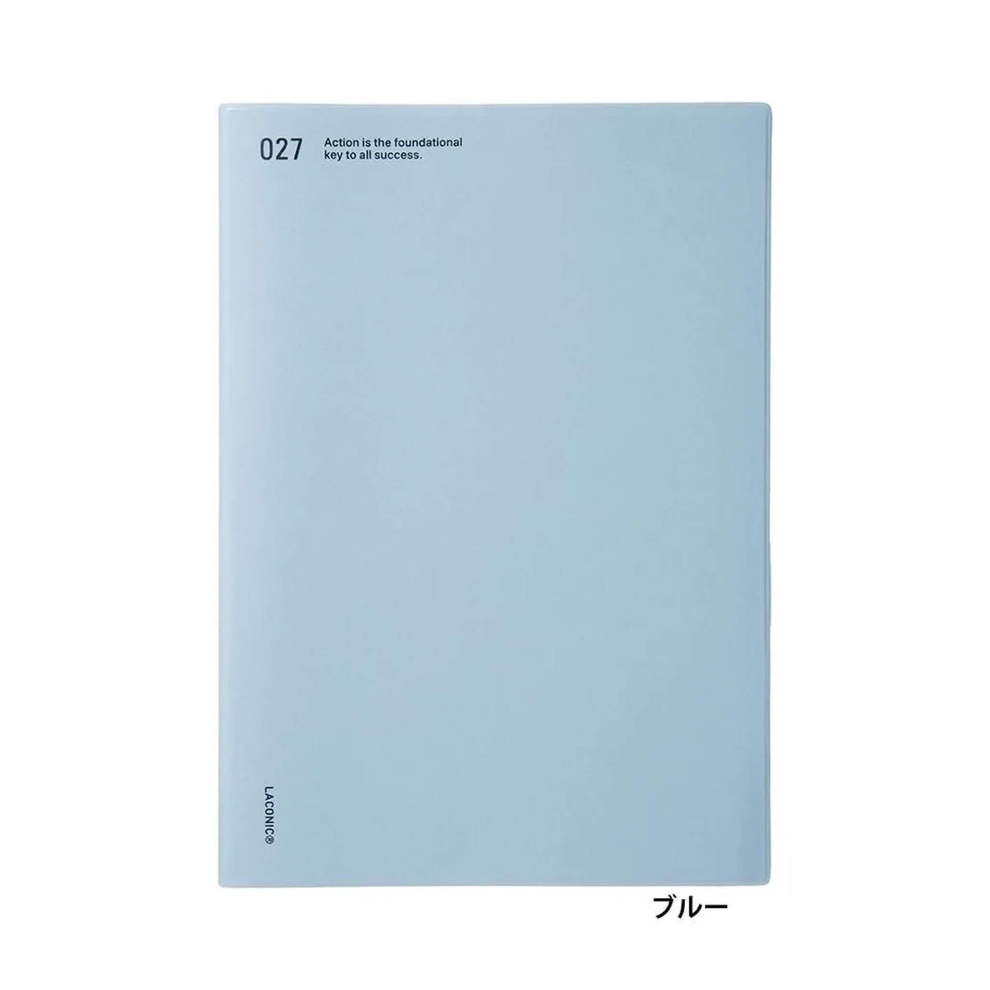 LACONIC Diary 2027 - A5 Vertical Weekly & Memo [Sep 2026 Start] - Blue - 2027 Dairies & Planners