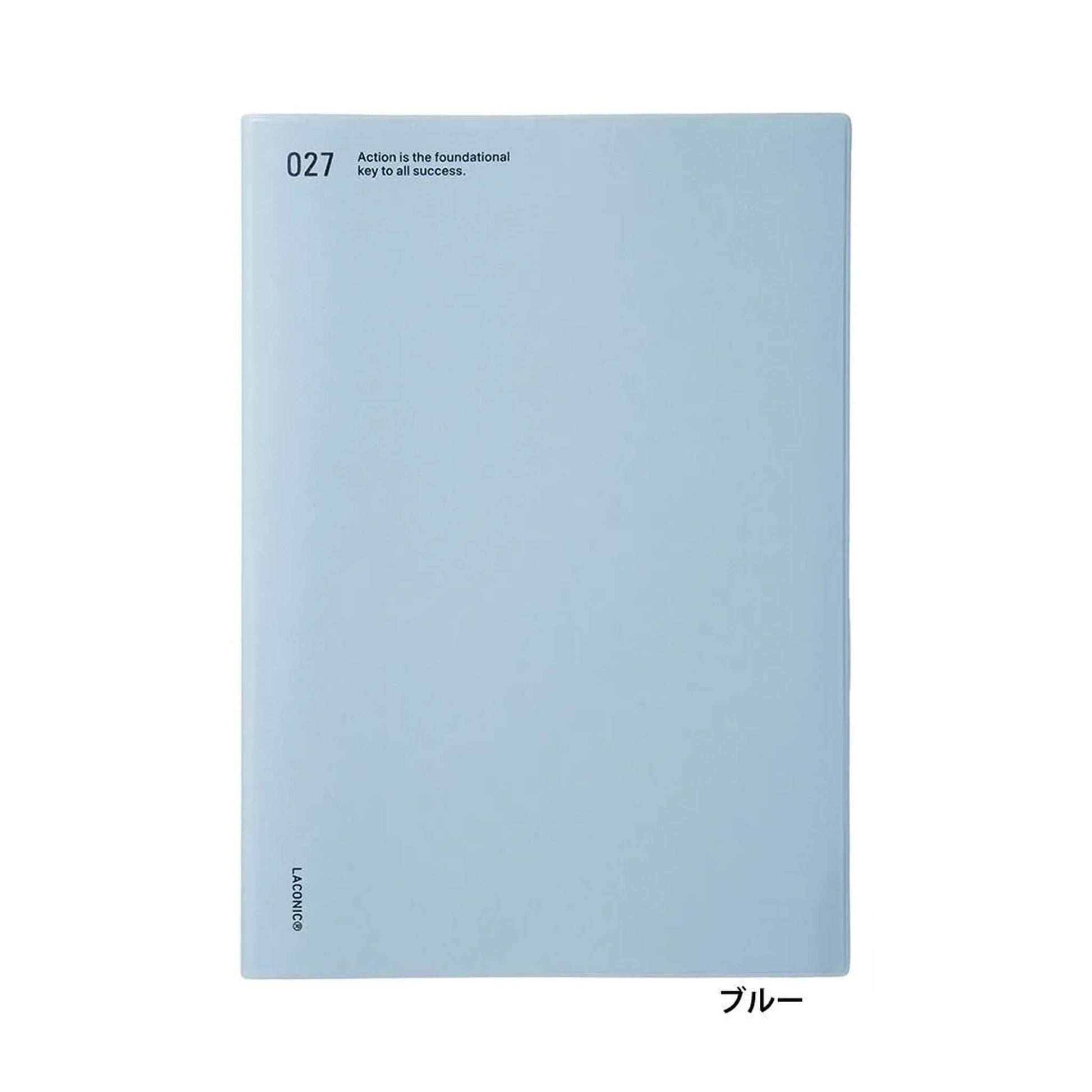 LACONIC Diary 2027 - A5 Vertical Weekly & Memo [Sep 2026 Start] - Blue - 2027 Dairies & Planners