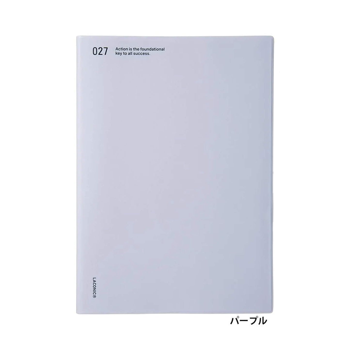 LACONIC Diary 2027 - A5 Vertical Weekly & Memo [Sep 2026 Start] - Purple - 2027 Dairies & Planners