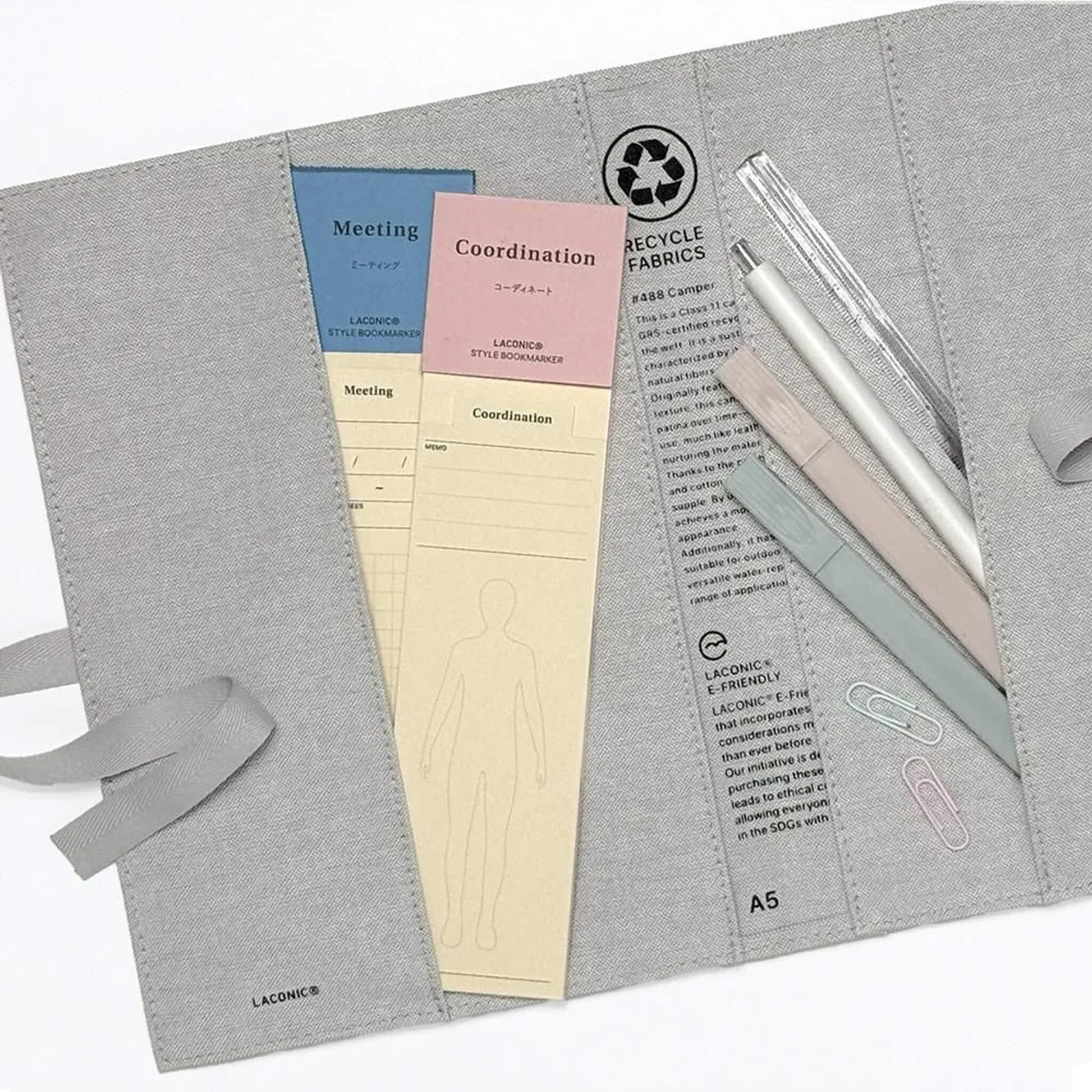 LACONIC e - Friendly A5 Multi Case - Gray - Book Covers
