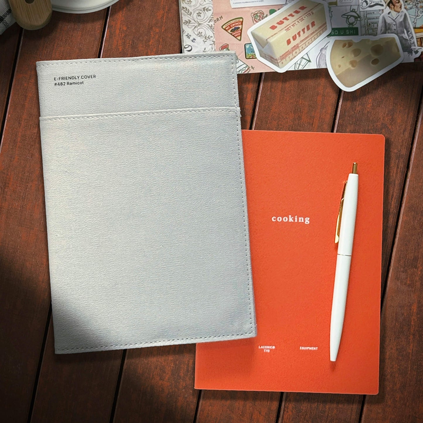 LACONIC e - Friendly A5 Notebook & Dairy Cover - Blue - Book Covers