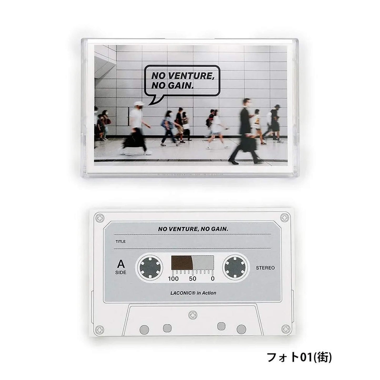 LACONIC in Action Cassette Tape Notebook - Photo - 01 (Street) - Notebooks