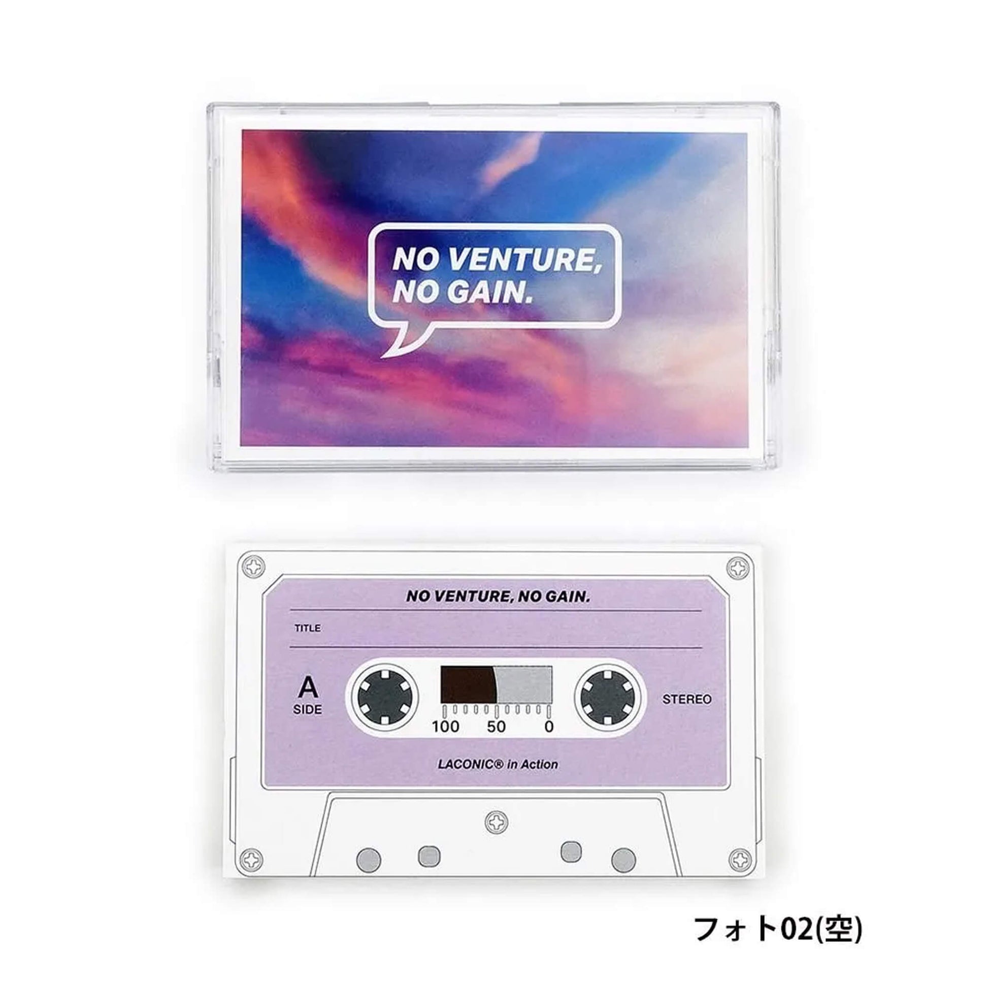 LACONIC in Action Cassette Tape Notebook - Photo - 02 (Sky) - Notebooks