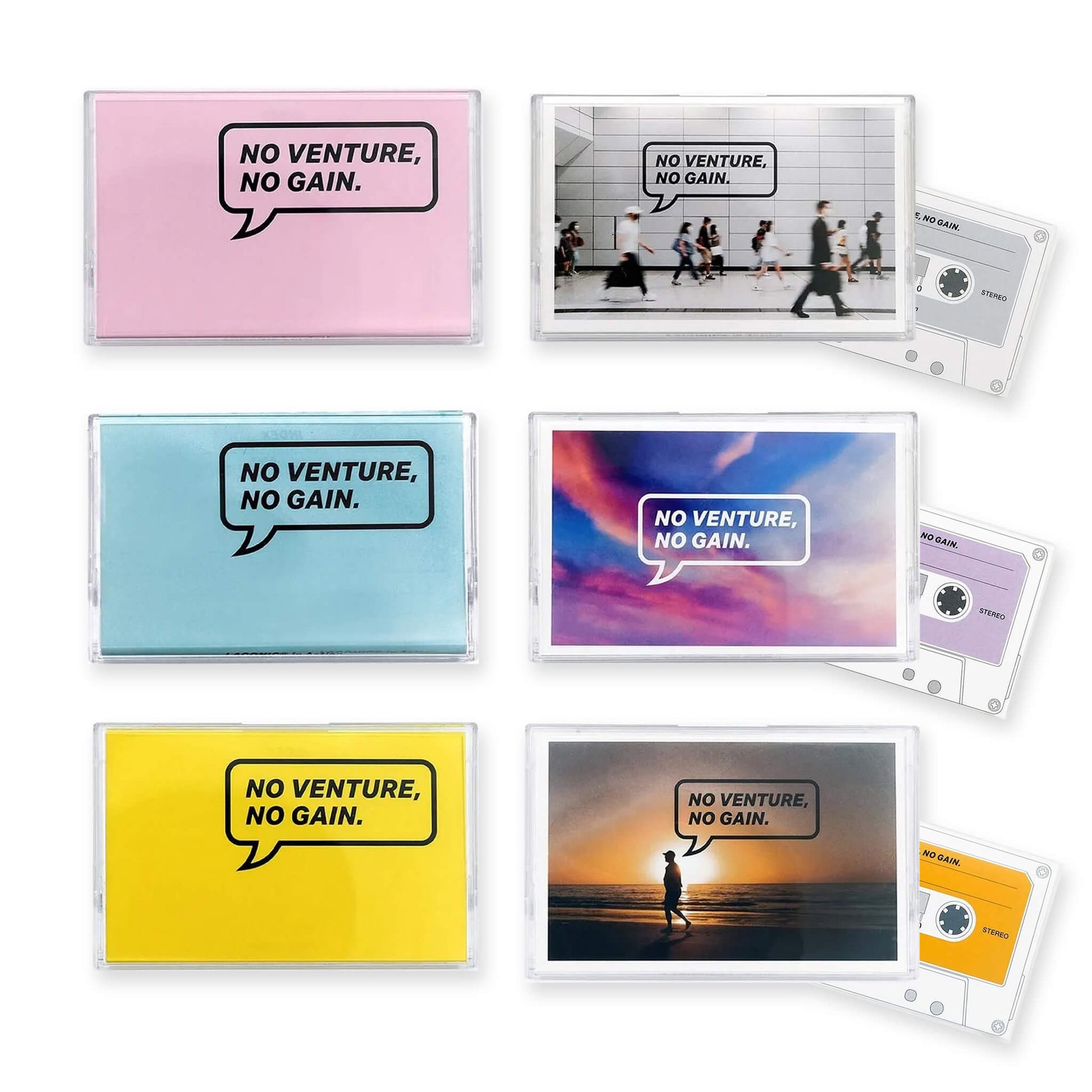 LACONIC in Action Cassette Tape Notebook - Pink - Notebooks