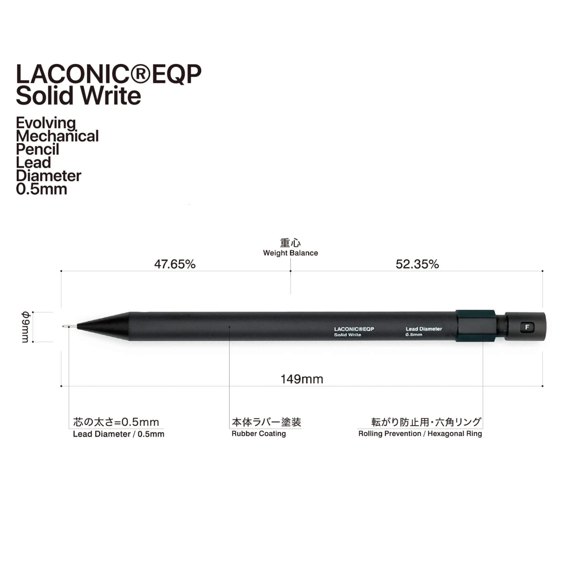 LACONIC Solid Write Mechanical Pencil 0.5mm - Mechanical Pencils
