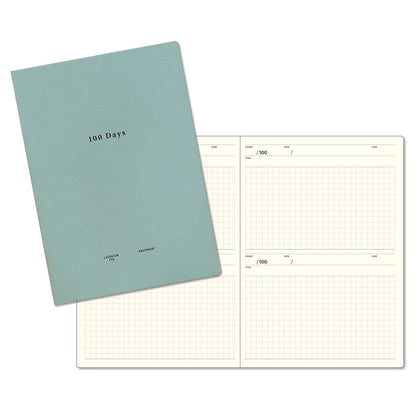 LACONIC Style Notebook A5 100 Days Planner - Guided Journals