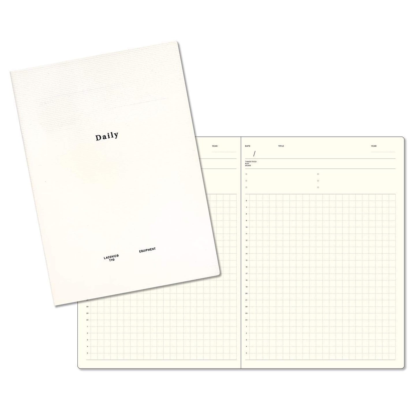 LACONIC Style Notebook A5 Daily Planner - Diaries & Planners