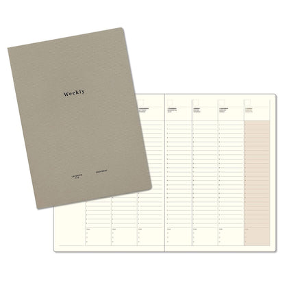 LACONIC Style Notebook A5 Weekly Planner - Diaries & Planners