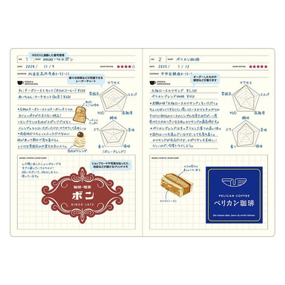 LACONIC Style Notebook B6 Café Guide Journal - Guided Journals