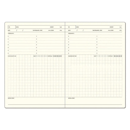 LACONIC Style Notebook B6 Cooking Guide Journal - Guided Journals