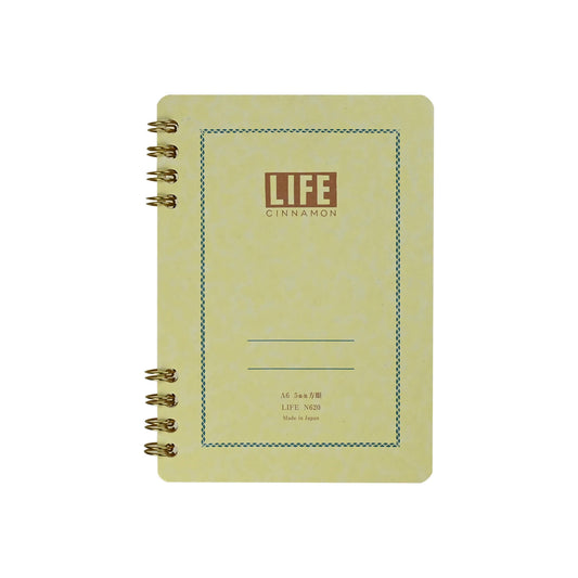Life Cinnamon Ring Notebook A6 - Grid - Notebooks