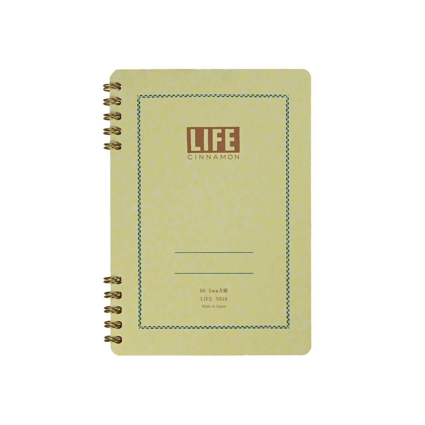 Life Cinnamon Ring Notebook B6 - Grid - Notebooks