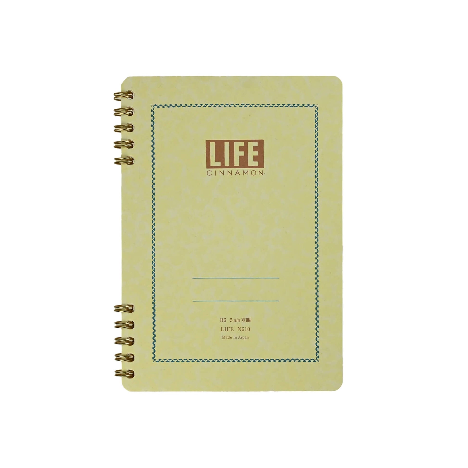 Life Cinnamon Ring Notebook B6 - Grid - Notebooks
