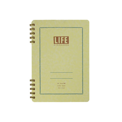 Life Cinnamon Ring Notebook B6 - Grid - Notebooks