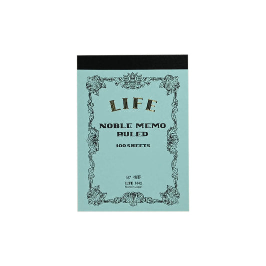 Life Noble Memo Pad B7 - Ruled - Memo Pads