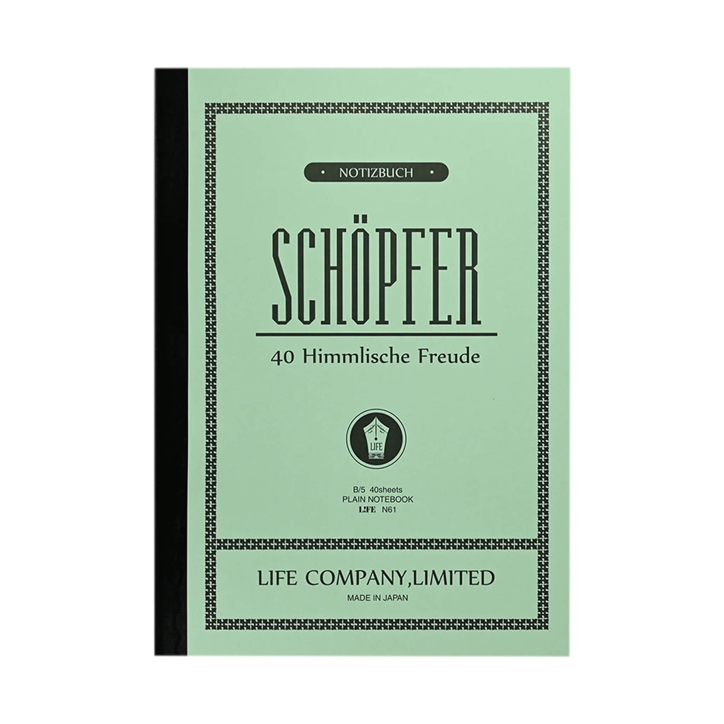 Life Schöpfer Notebook B5 - Plain - Notebooks