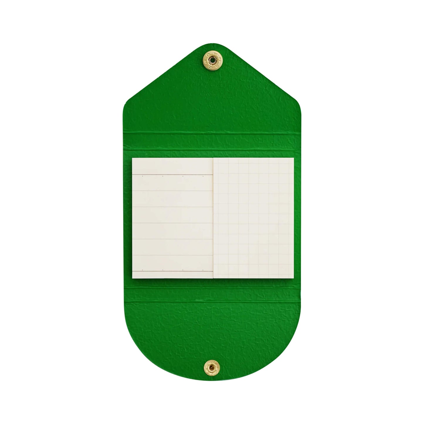 Life × YAMAMA Sticky Notes with Cover - Green / Ruled + Grid - Sticky Notes