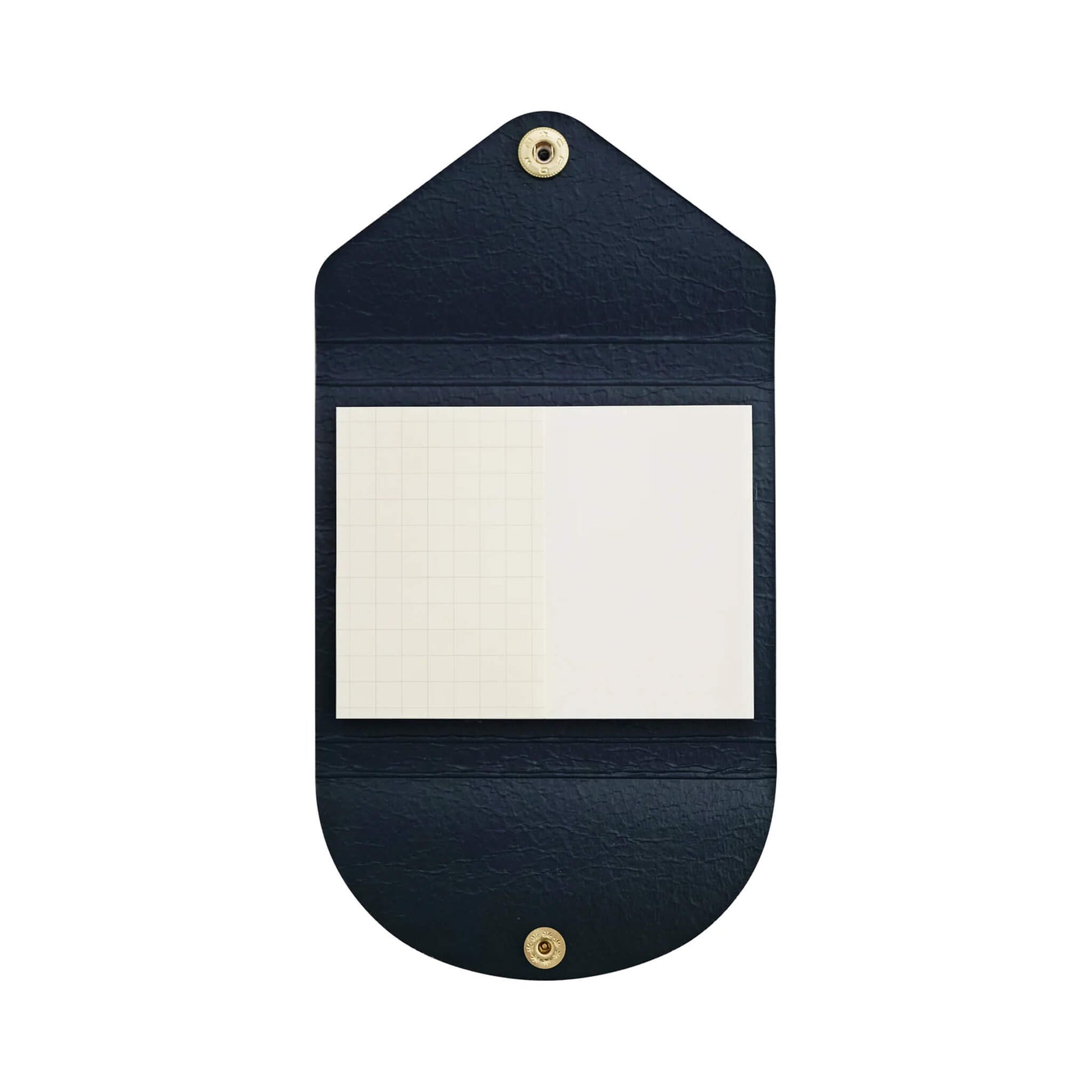 Life × YAMAMA Sticky Notes with Cover - Navy / Grid + Blank - Sticky Notes