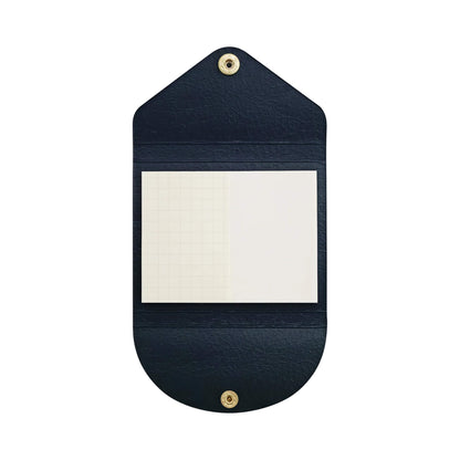 Life × YAMAMA Sticky Notes with Cover - Navy / Grid + Blank - Sticky Notes