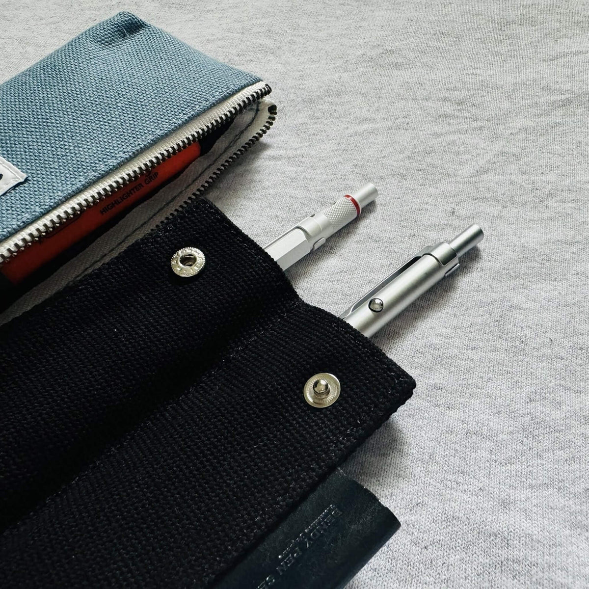 Luddite Bendy Pen Case 2+1 - Black - Pen Cases