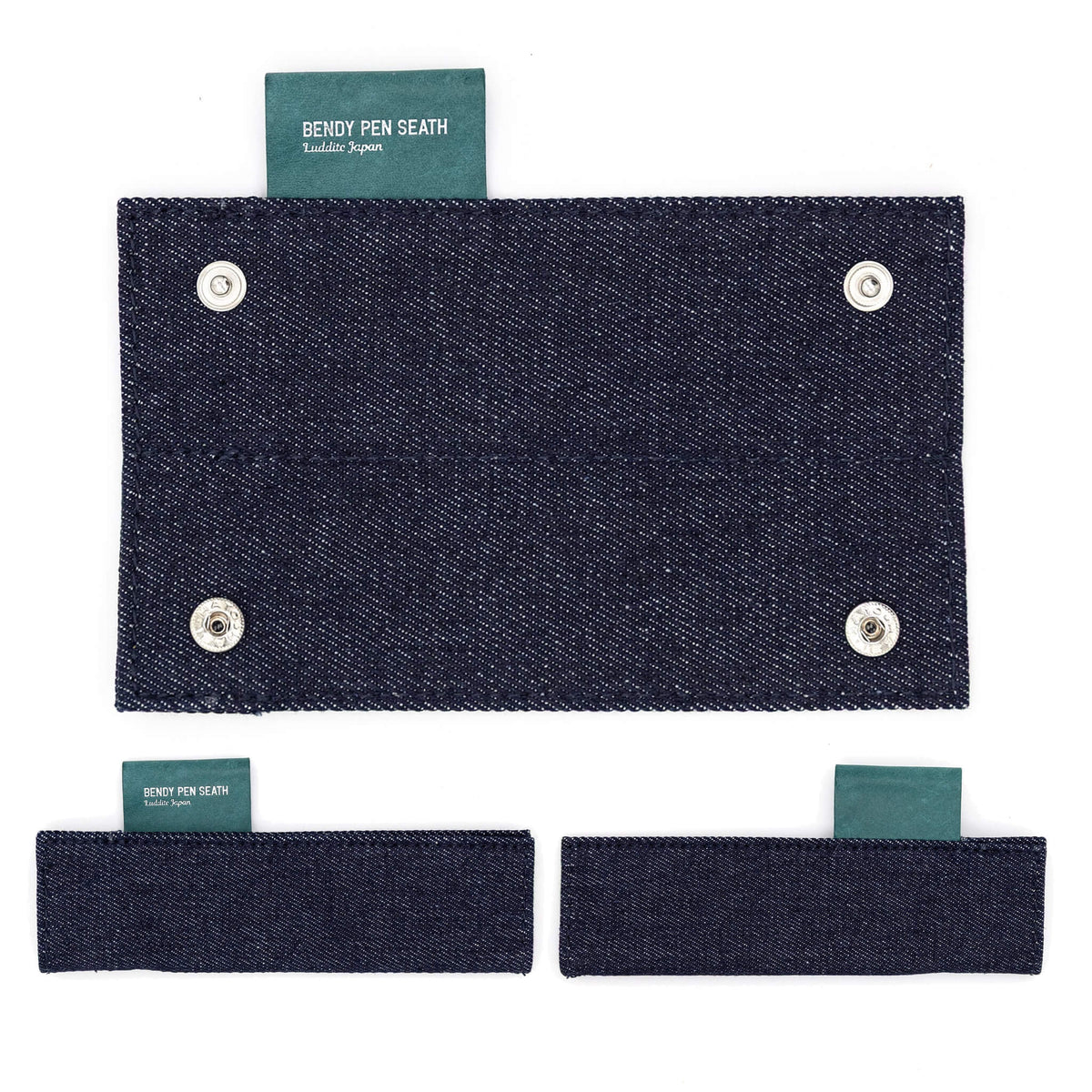 Luddite Bendy Pen Case 2+1 - Denim - Pen Cases