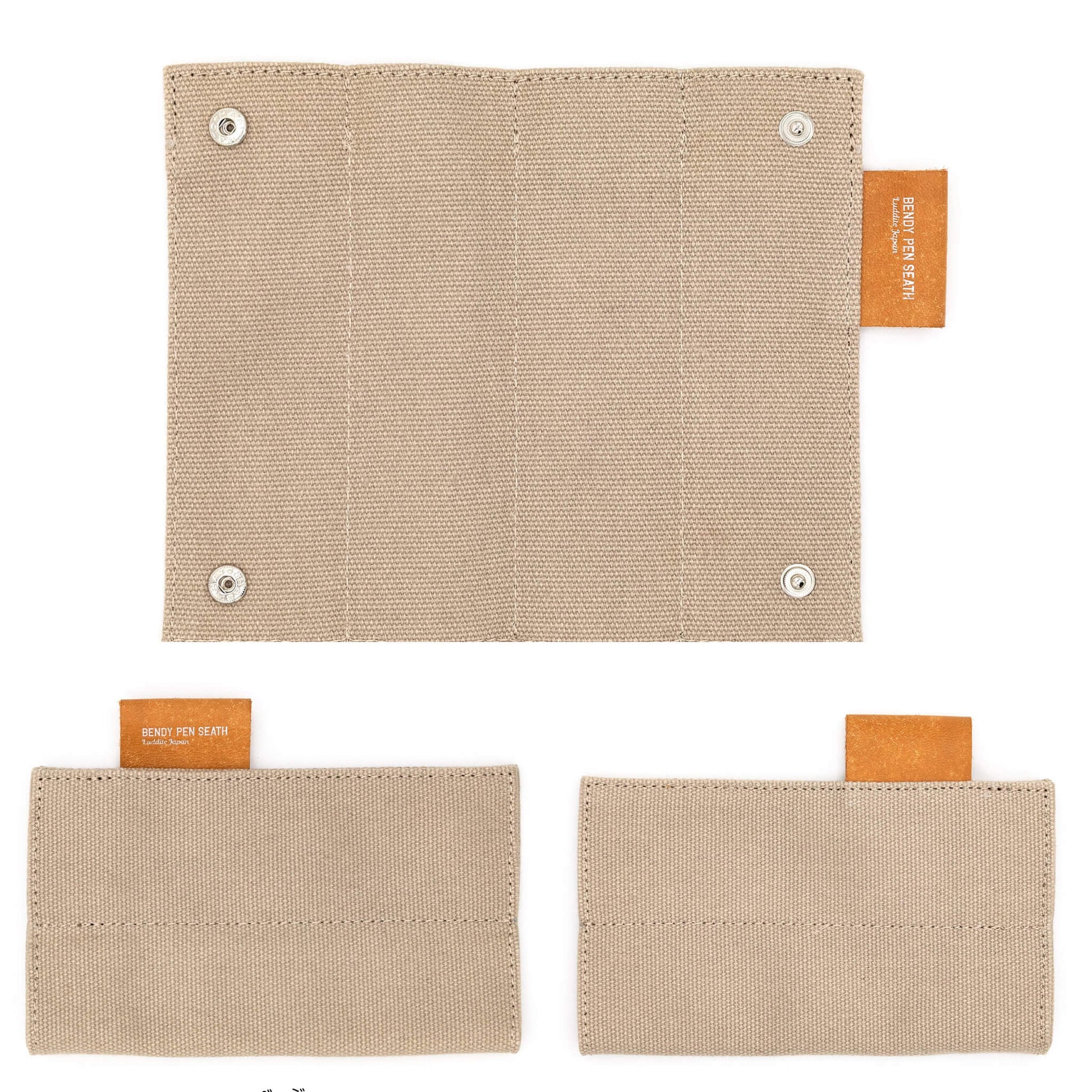 Luddite Bendy Pen Case 4+1 - Beige - Pen Cases