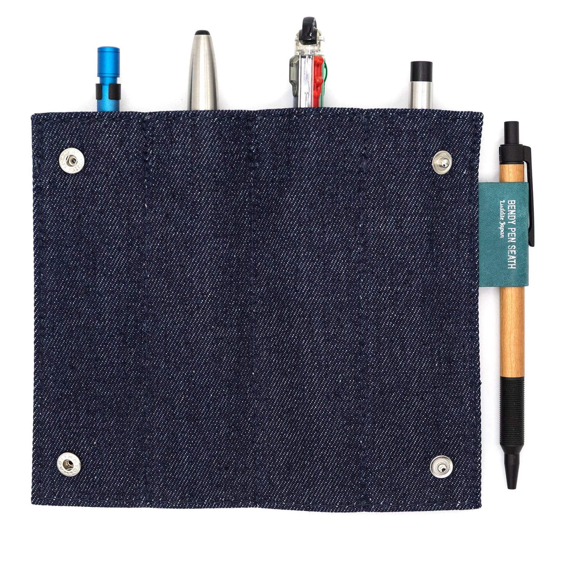Luddite Bendy Pen Case 4+1 - Black - Pen Cases