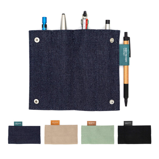 Luddite Bendy Pen Case 4+1 - Black - Pen Cases
