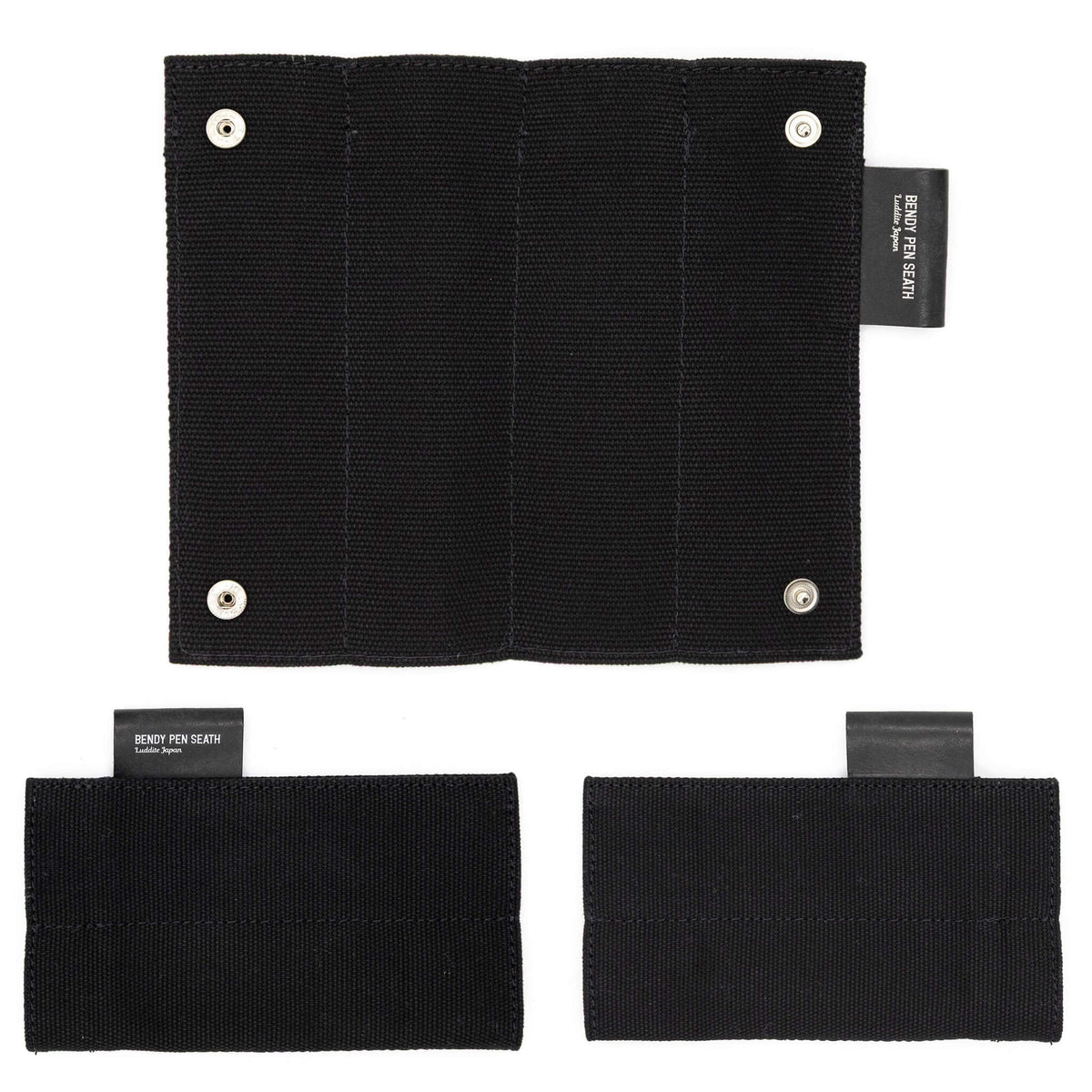 Luddite Bendy Pen Case 4+1 - Black - Pen Cases