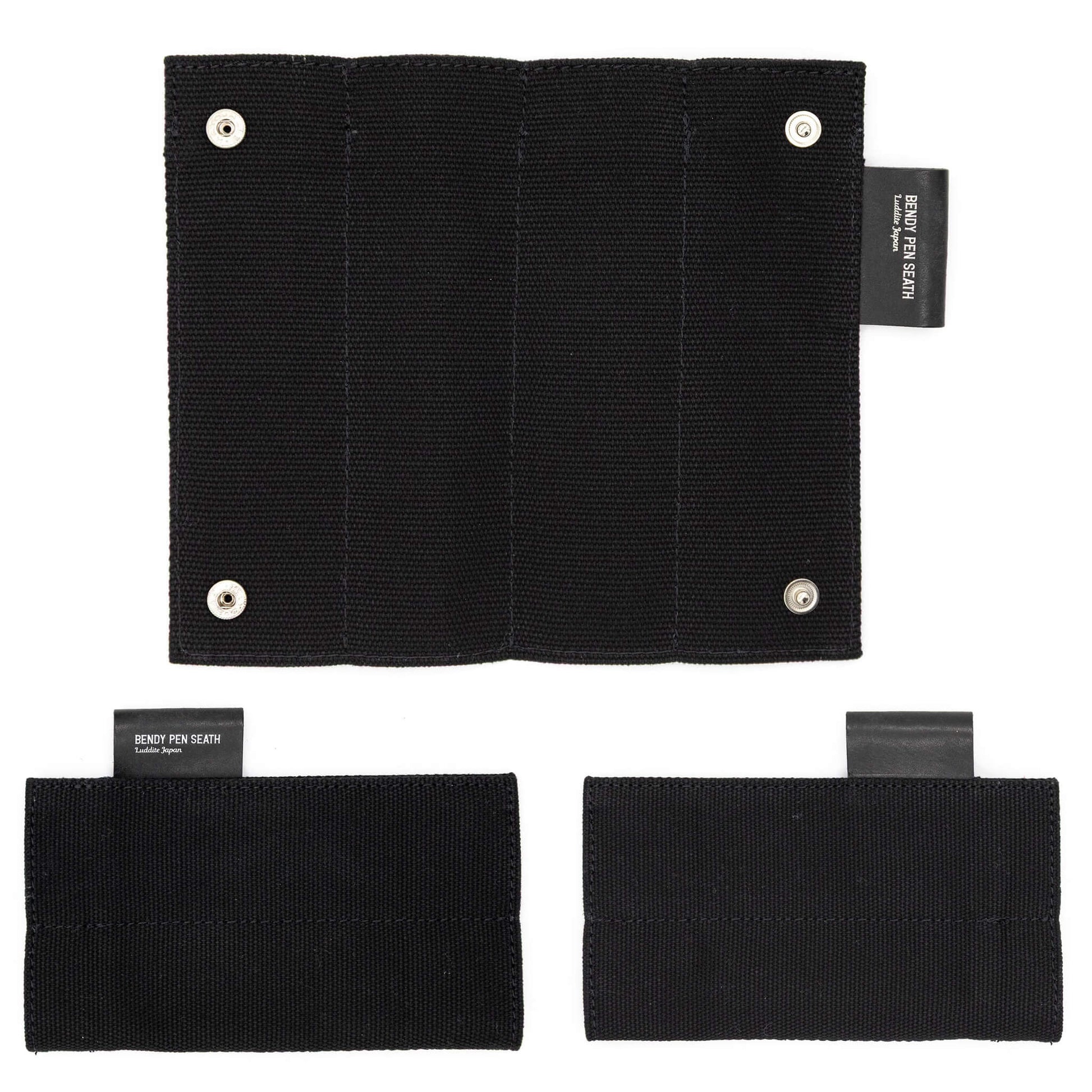 Luddite Bendy Pen Case 4+1 - Black - Pen Cases