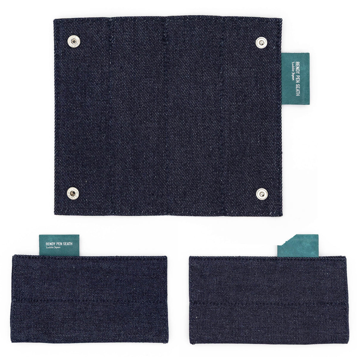Luddite Bendy Pen Case 4+1 - Denim - Pen Cases