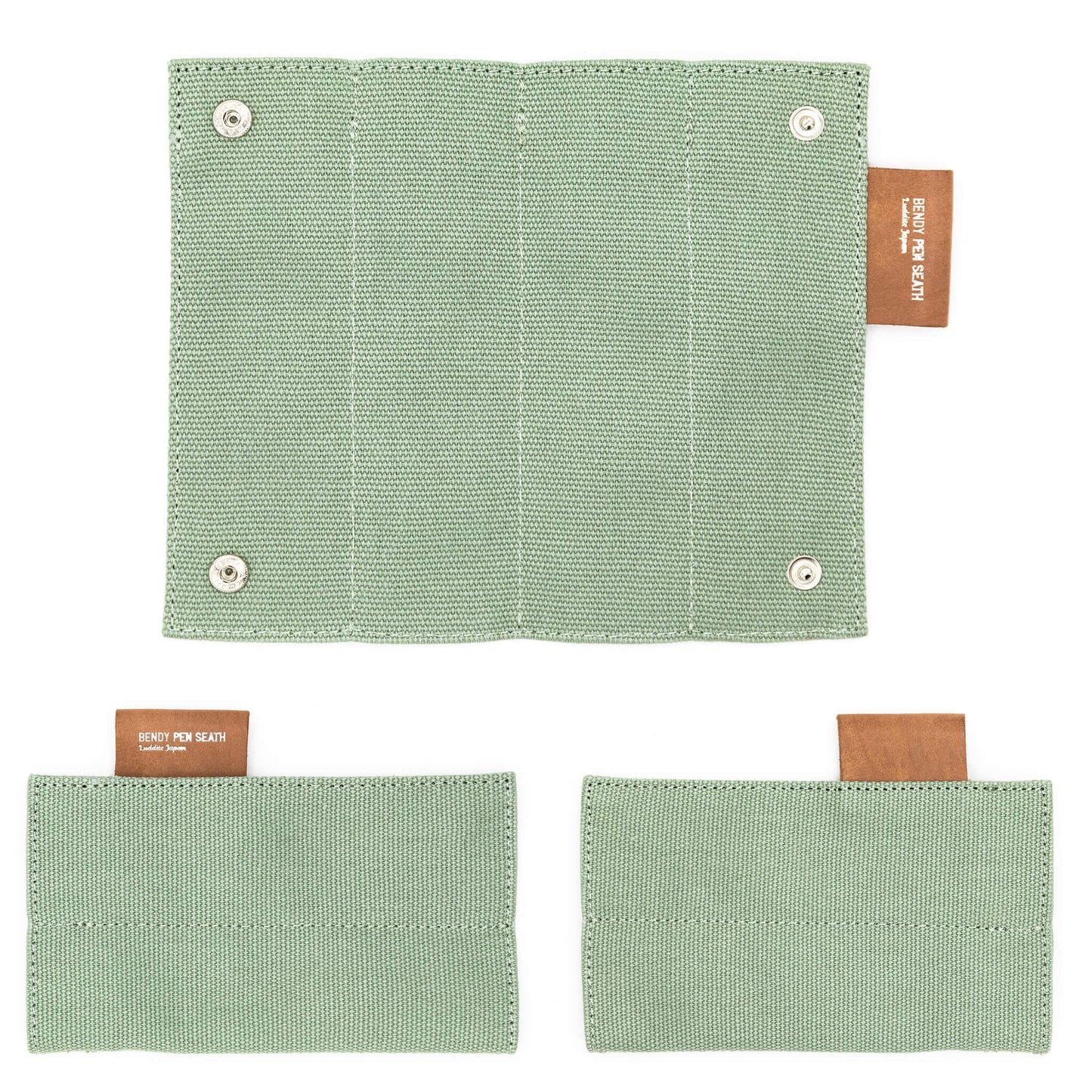 Luddite Bendy Pen Case 4+1 - Khaki - Pen Cases