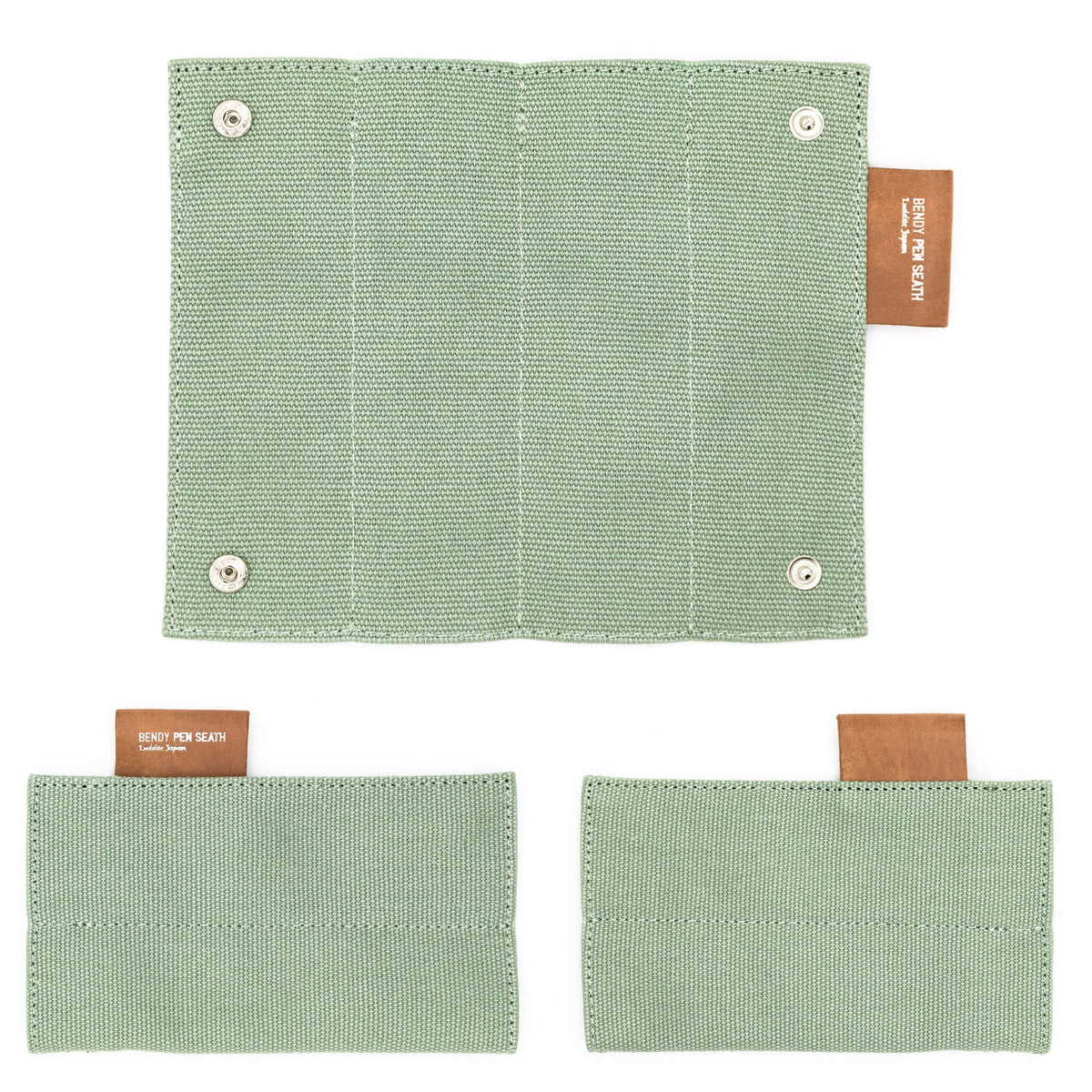Luddite Bendy Pen Case 4+1 - Khaki - Pen Cases