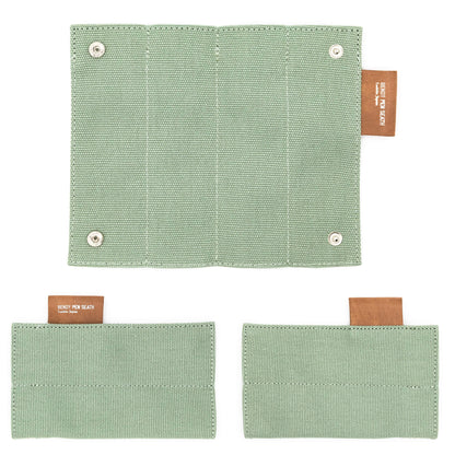 Luddite Bendy Pen Case 4+1 - Khaki - Pen Cases