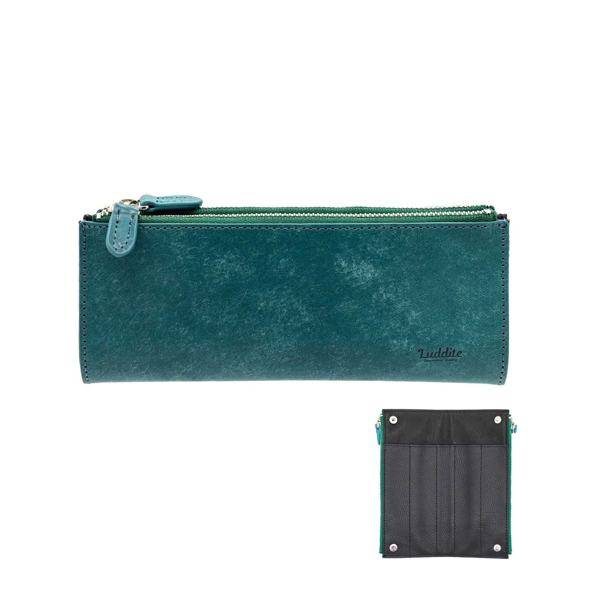 Luddite Bendy Pen Case MAYA Leather - Teal - Pen Cases