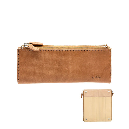 Luddite Bendy Pen Case MAYA Leather - Whiskey - Pen Cases