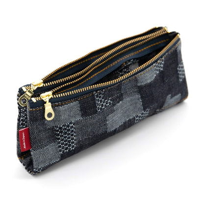 Luddite Denim Bendy Pen Case - Okayama Denim - Pen Cases