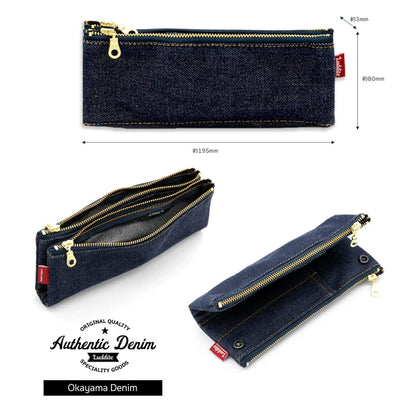 Luddite Denim Bendy Pen Case - Okayama Denim - Pen Cases