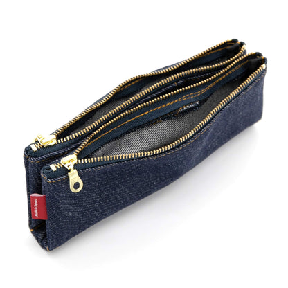 Luddite Denim Bendy Pen Case - Okayama Denim - Pen Cases