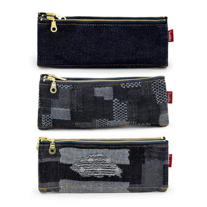 Luddite Denim Bendy Pen Case - Okayama Denim - Pen Cases